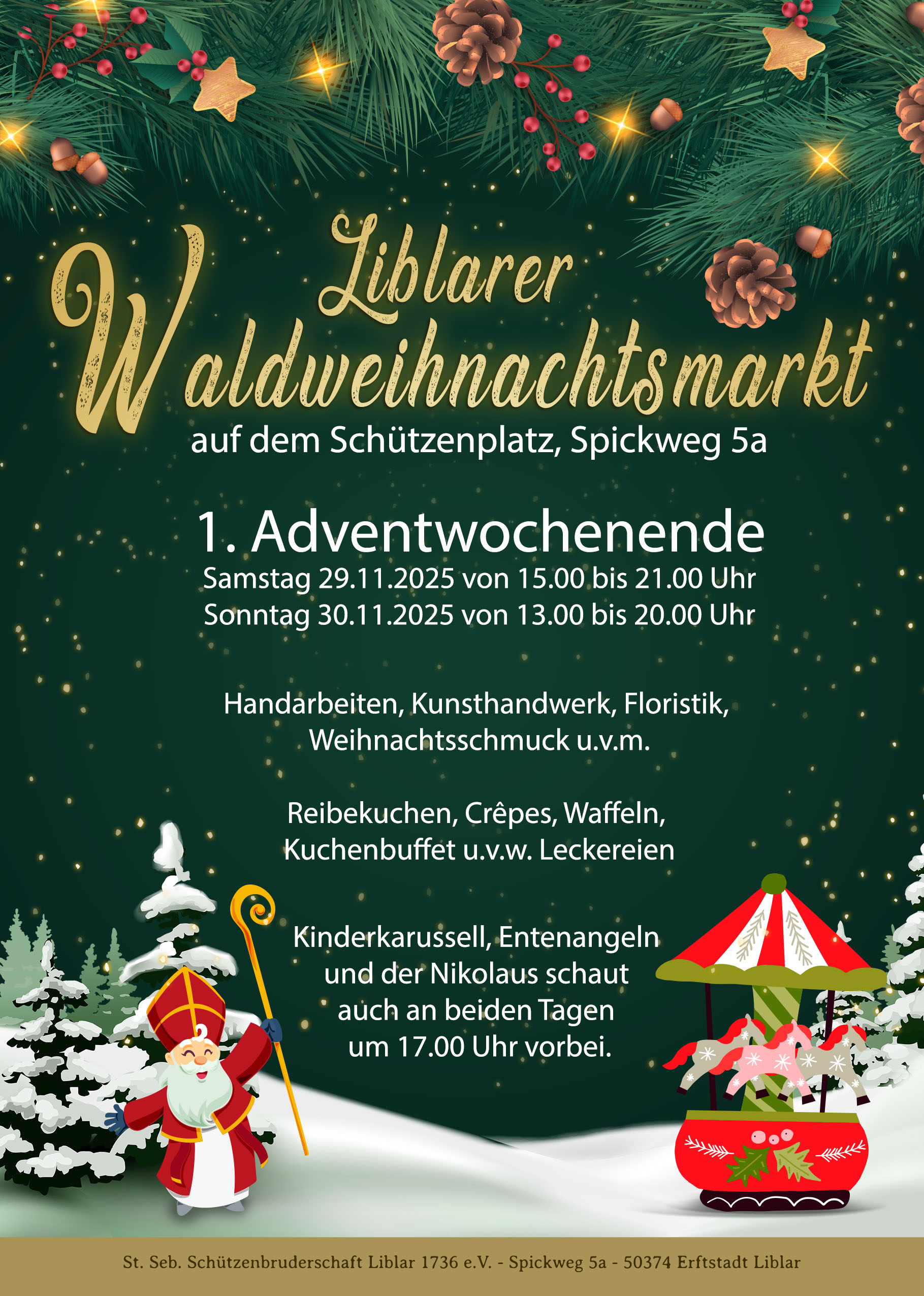Waldweihnachtsmarkt Liblar 2025 Waldweihnachtsmarkt Liblar 2025