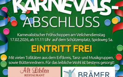 Karnevalsausklang an Veilchendienstag