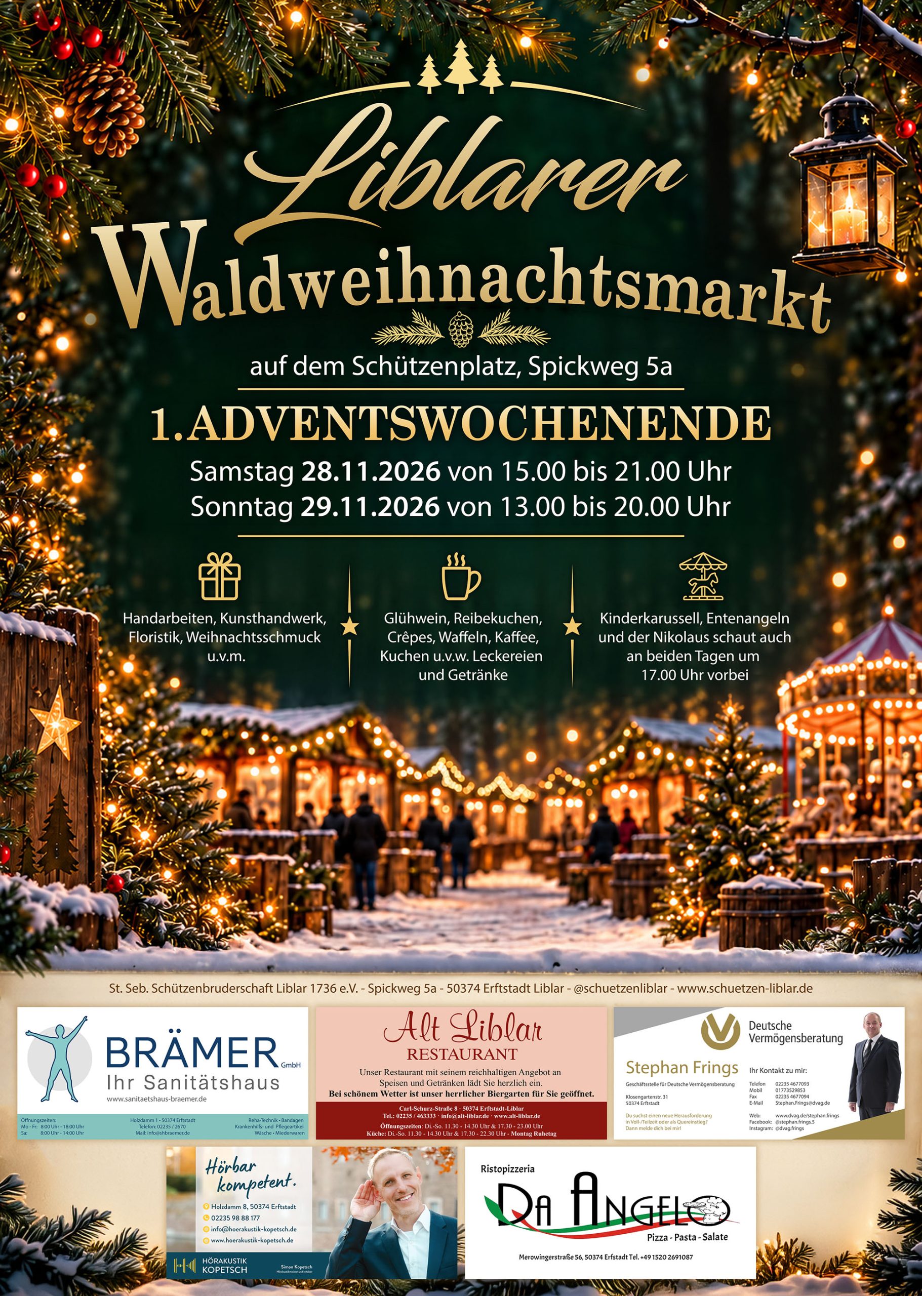Liblarer Waldweihnachtsmarkt 2026 Liblarer Waldweihnachtsmarkt 2026